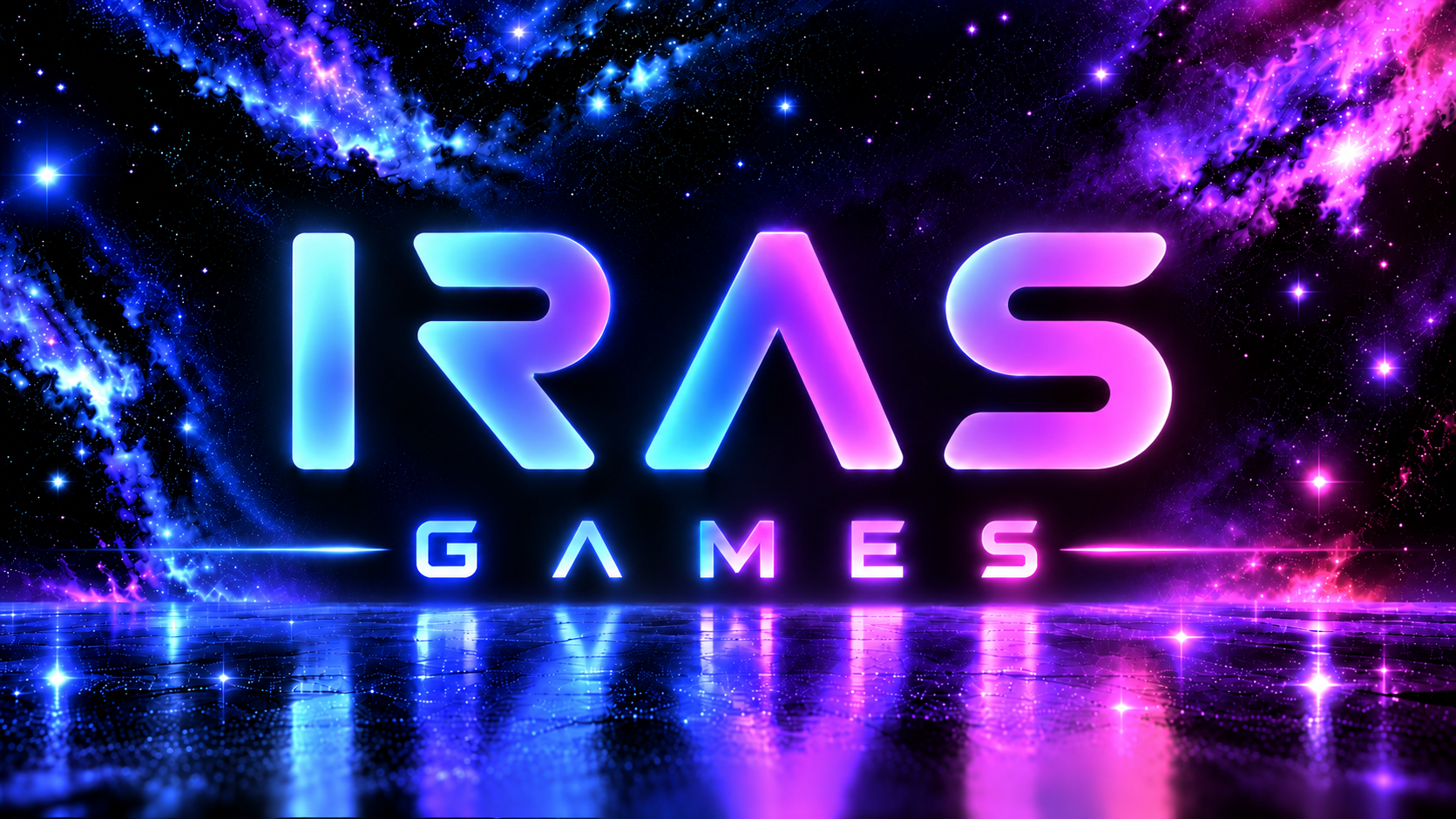 IRAS Games original cosmic brand artwork